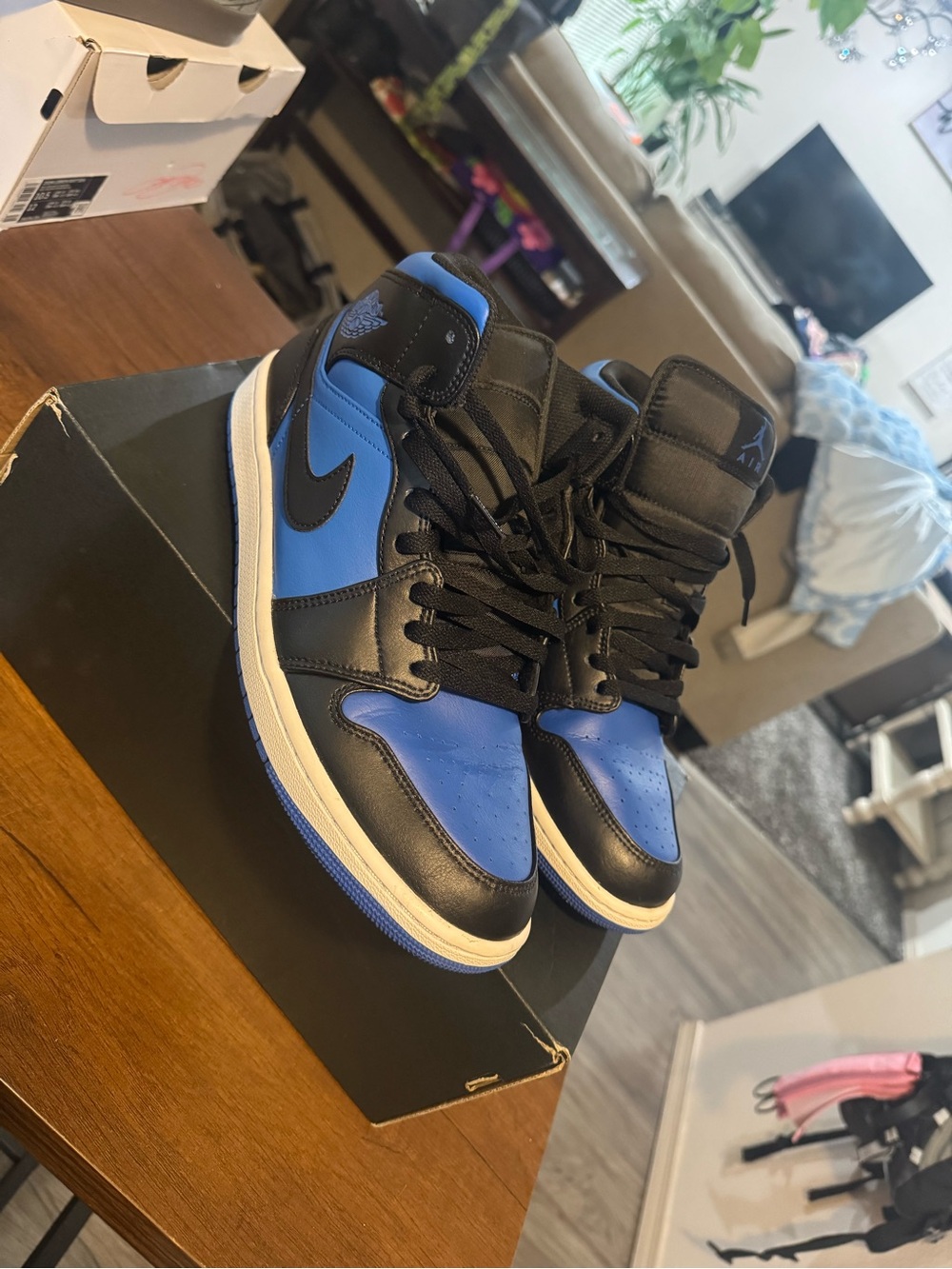 Jordan Air 1 Mid - Black/Blue